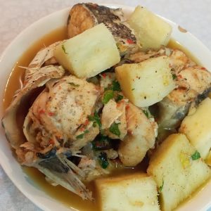 Pepper Soup with Yam